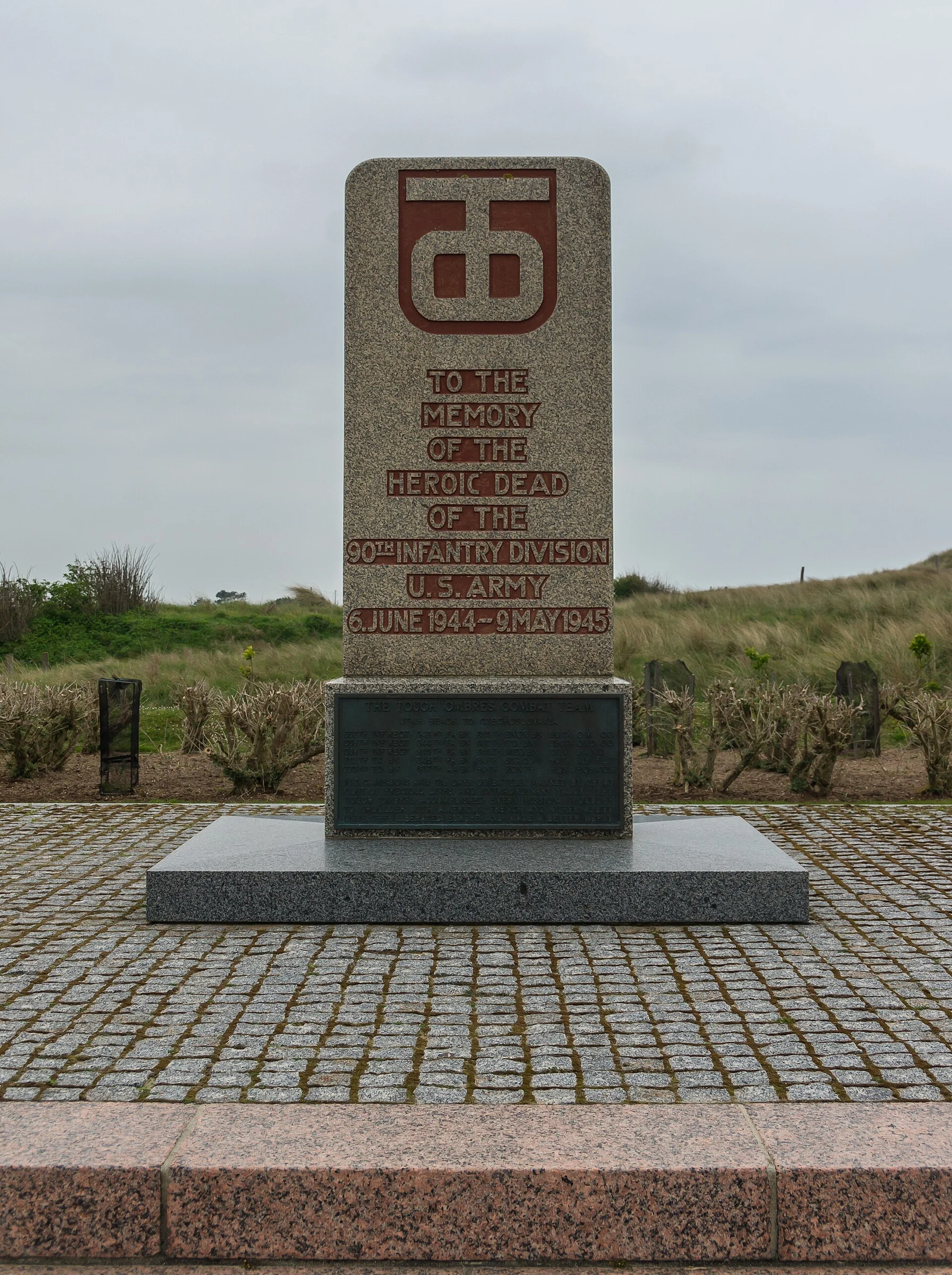 Denkmal der 90. US-Infanteriedivision am Utah Beach