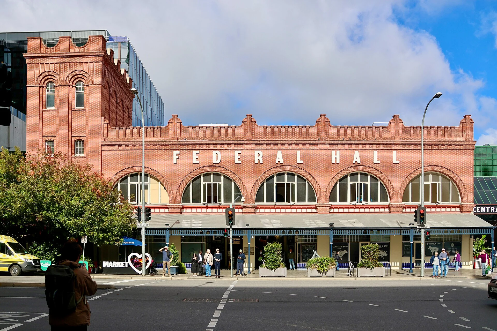 Das Marktgebäude des Adelaide Central Market
