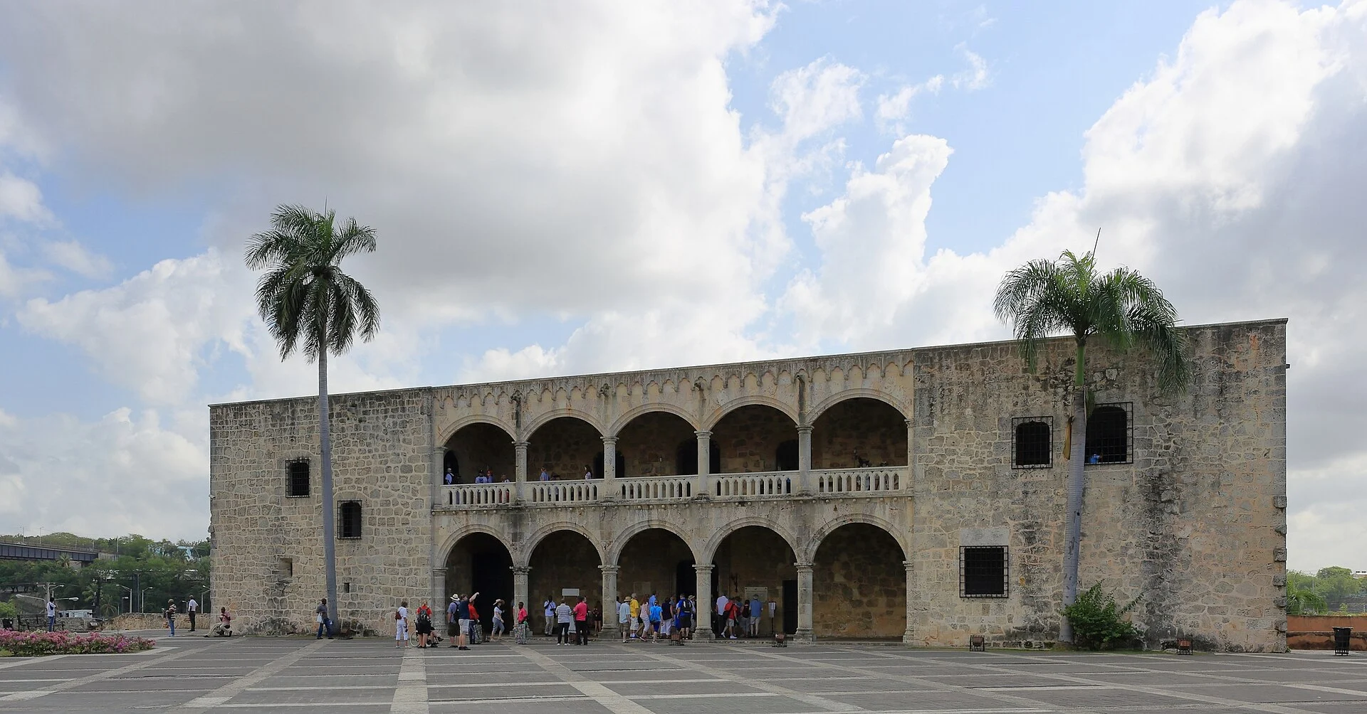 Der Alcázar de Colón in Santo Domingo, Wohnpalast des Vizekönigs Diego Colón