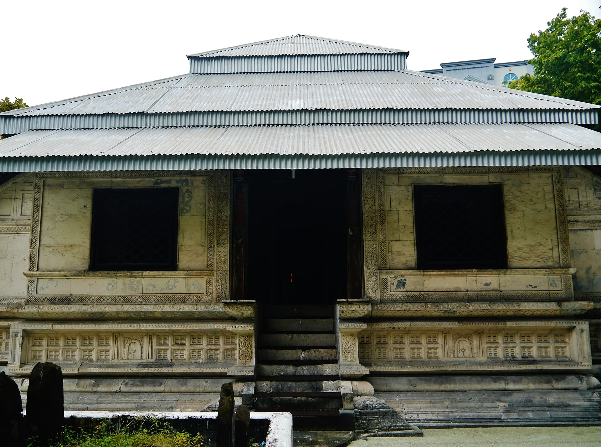 Die Alte Freitagsmoschee in Malé aus Korallenstein