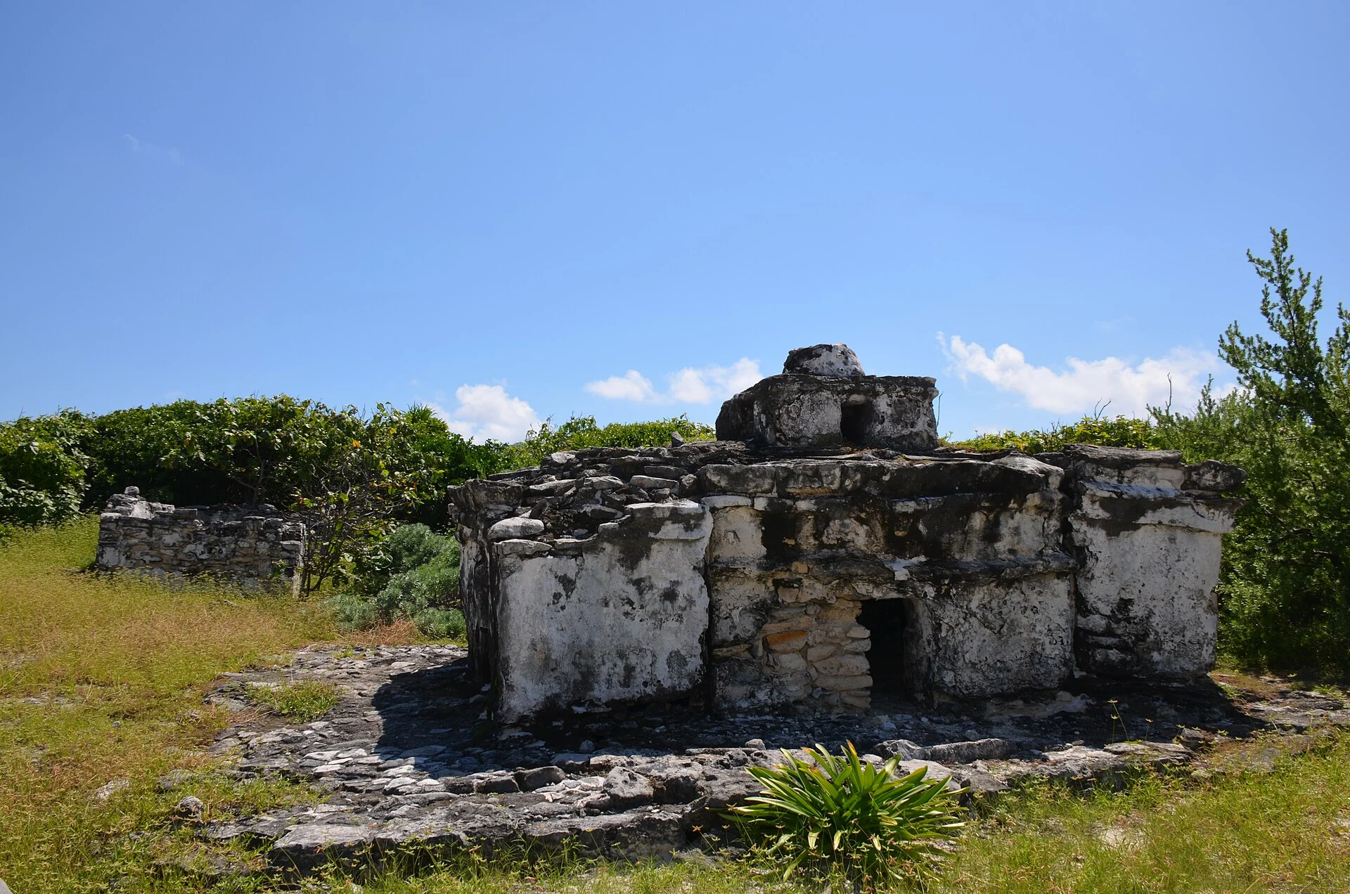 Der Maya-Bau El Caracol im Park Punta Sur an der Südspitze Cozumels