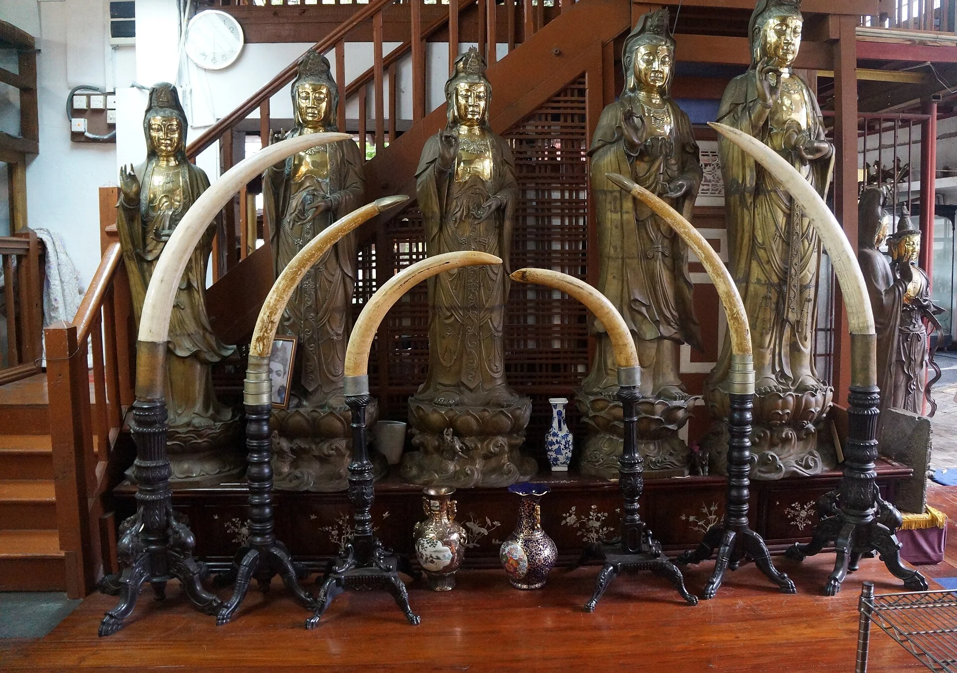Der Gangaramaya-Tempel in Colombo