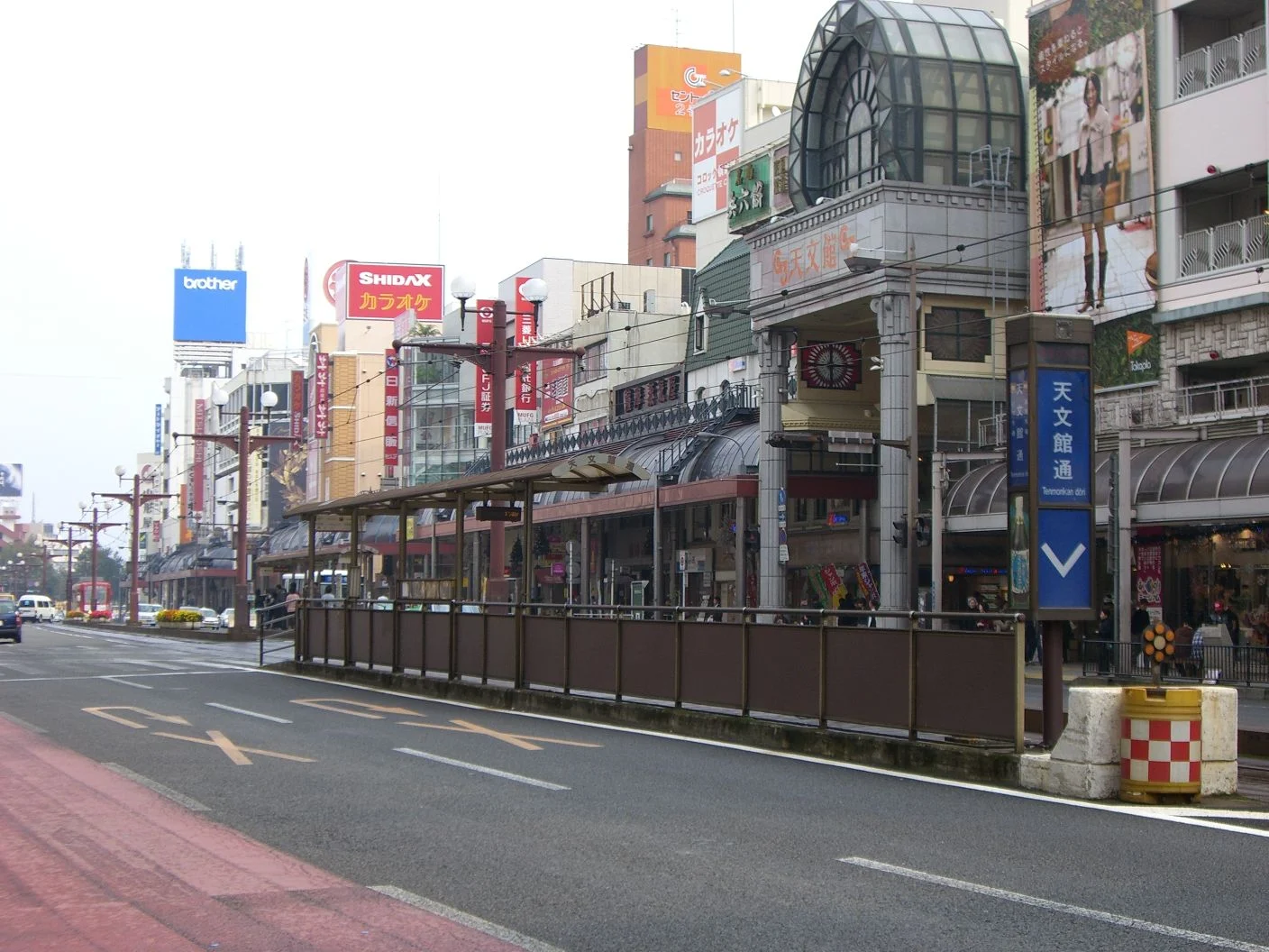 Die überdachte Einkaufsstraße Tenmonkan in Kagoshima