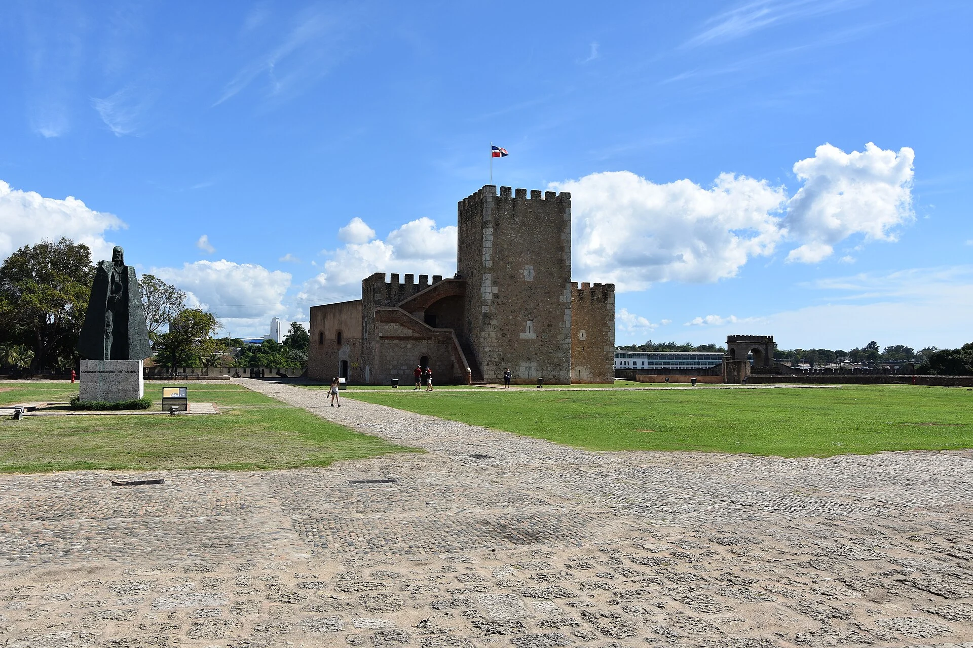Der Torre del Homenaje der Fortaleza Ozama in Santo Domingo, fertiggestellt 1505