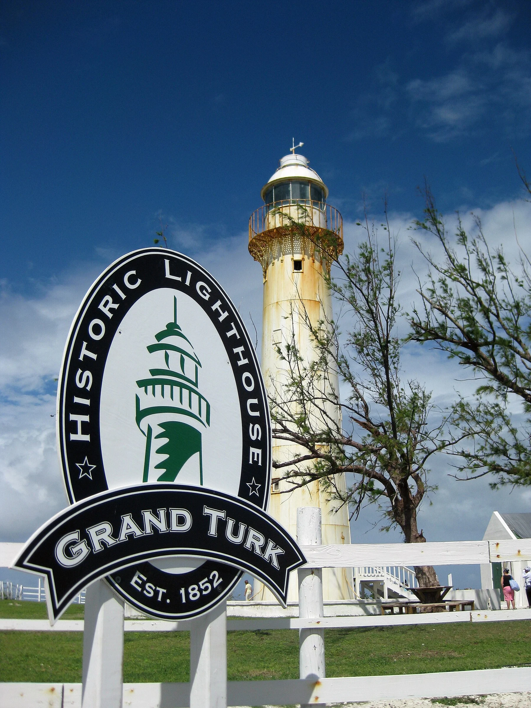 Der gusseiserne Leuchtturm von 1852 im Norden von Grand Turk