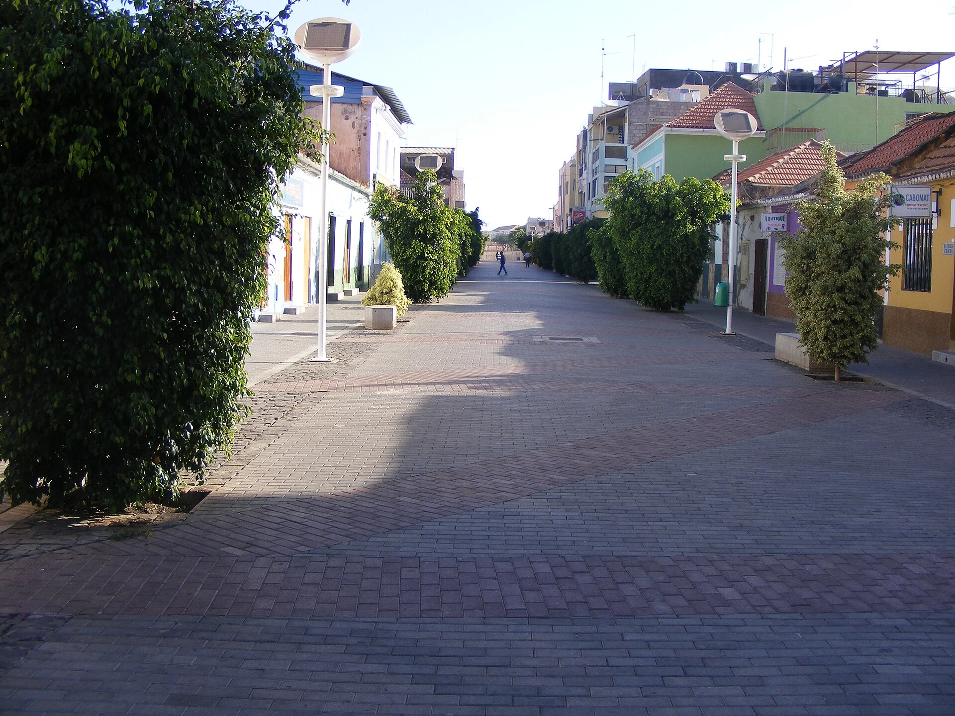 Eine Gasse im Plateau von Praia