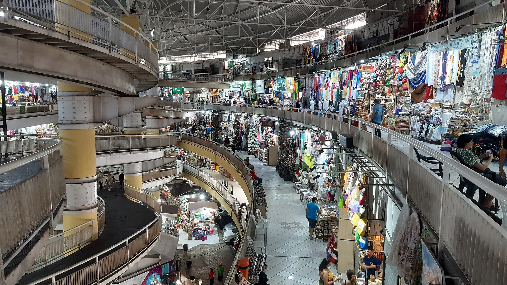 Das Innere des Mercado Central von Fortaleza