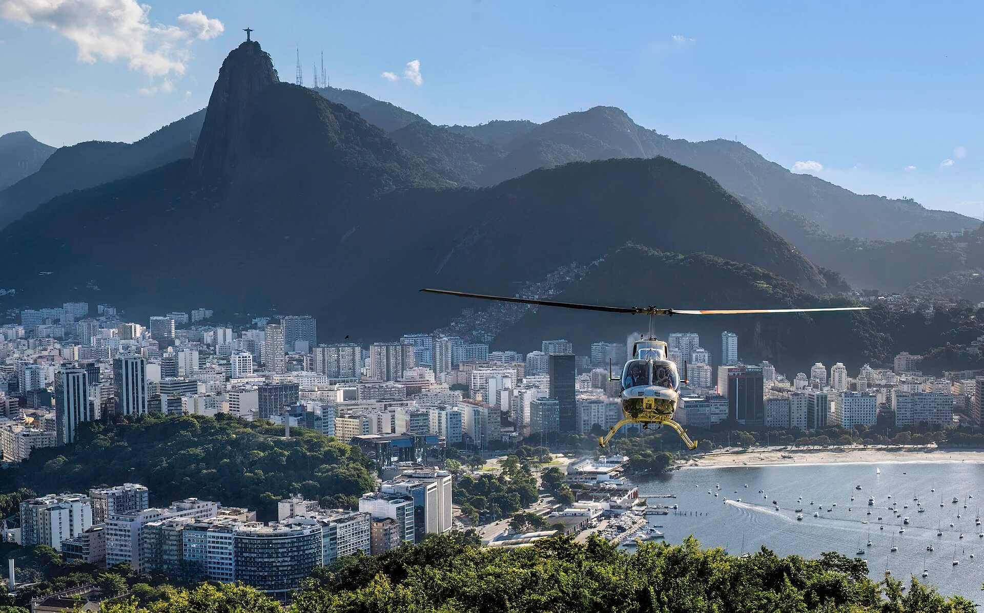 Die Christusstatue auf dem Corcovado über Rio de Janeiro