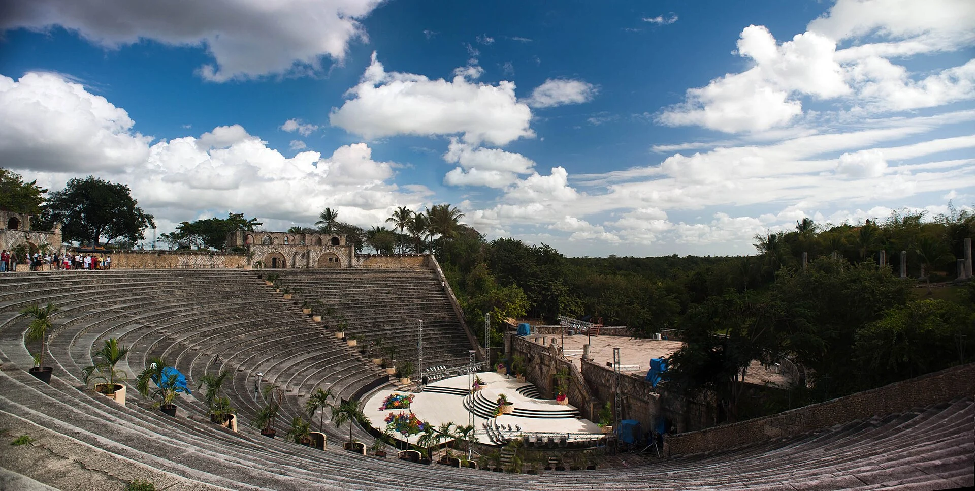 Das Amphitheater von Altos de Chavón bei La Romana
