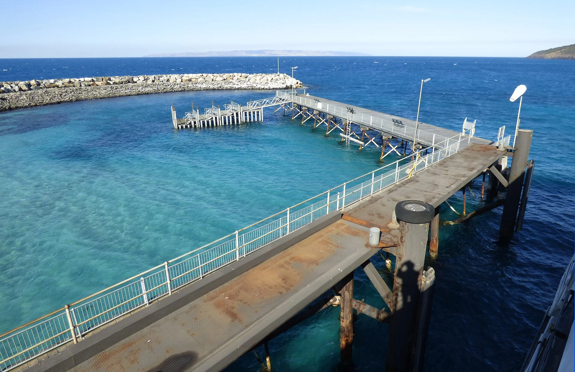 Der Anleger von Penneshaw auf Kangaroo Island