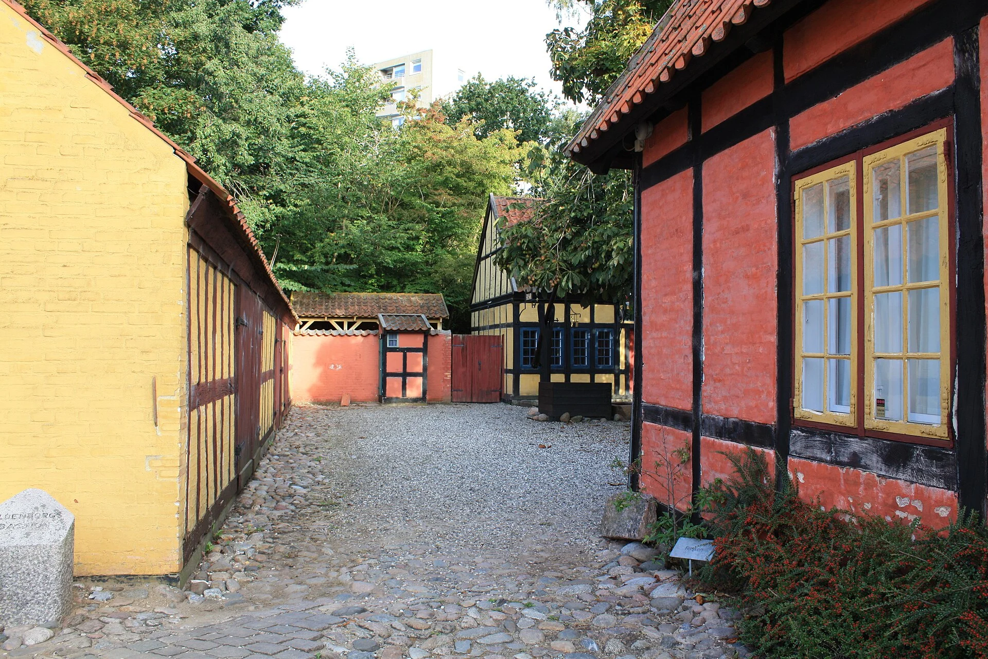 Die historischen Fachwerkhäuser des Stadtmuseums von Fredericia