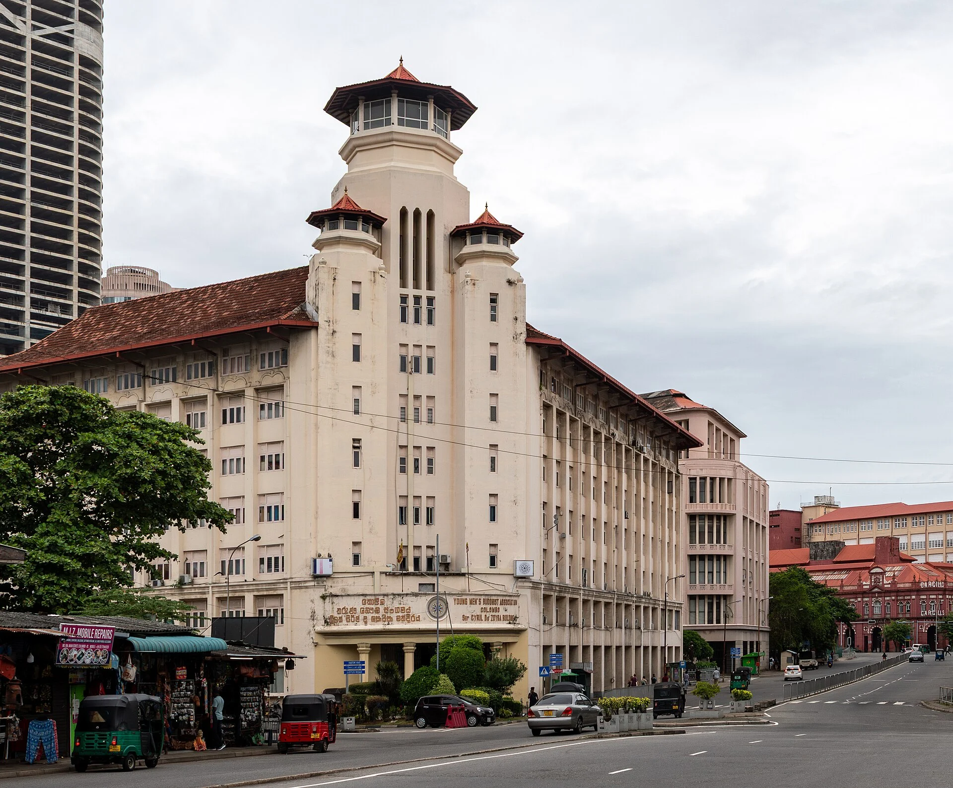 Ein Kolonialbau im Fort-Viertel von Colombo