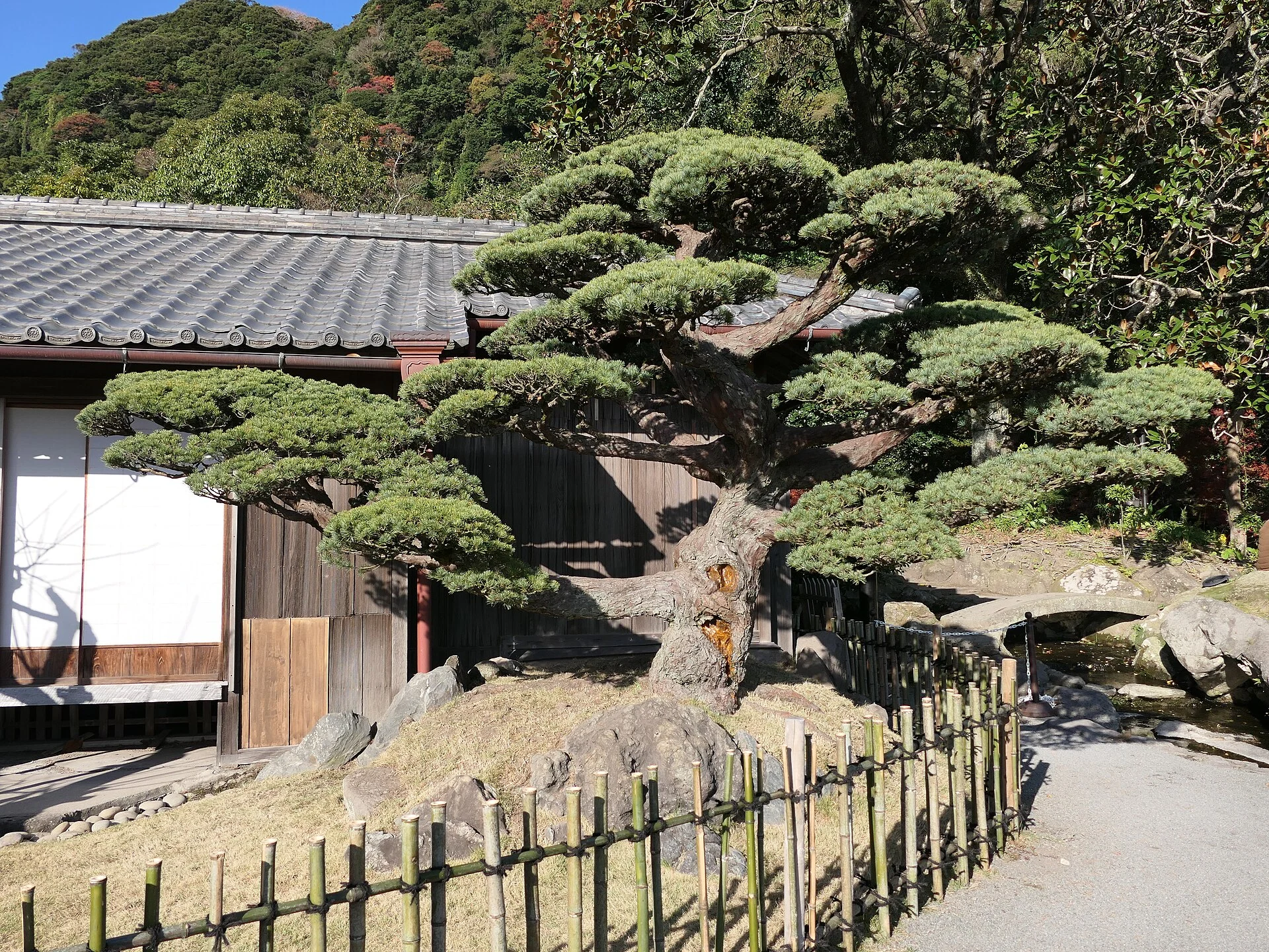 Der Garten Sengan-en bei Kagoshima