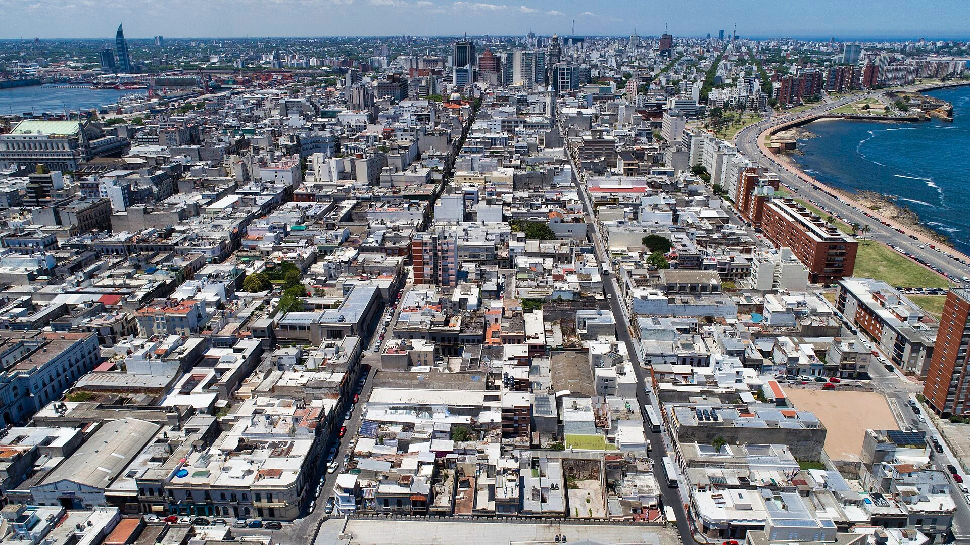 Blick über die Ciudad Vieja von Montevideo