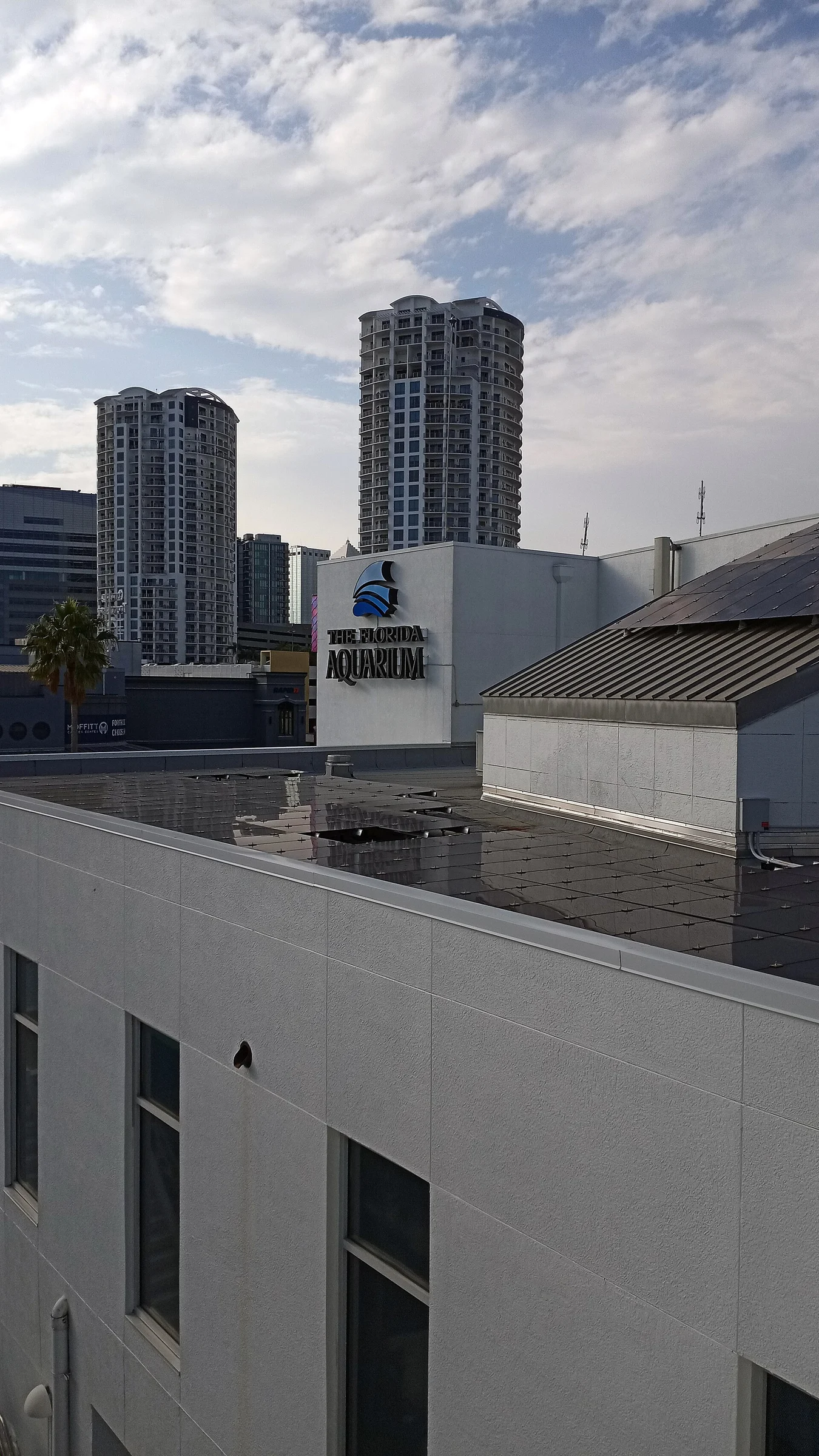 Das Gebäude des Florida Aquarium in Tampa